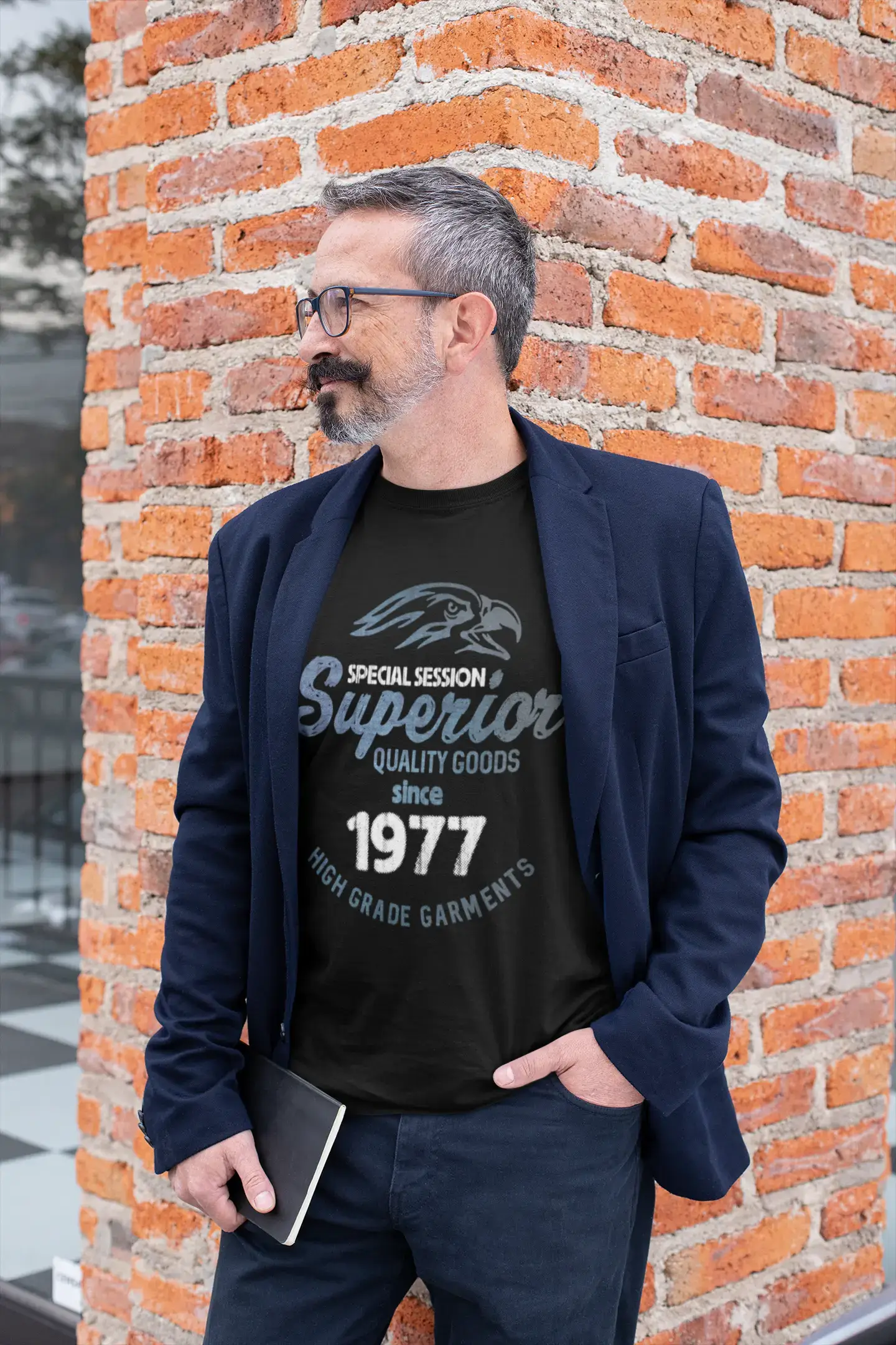 1977, Special Session Superior Since 1977 Men's T-shirt Black Birthday Gift 00523