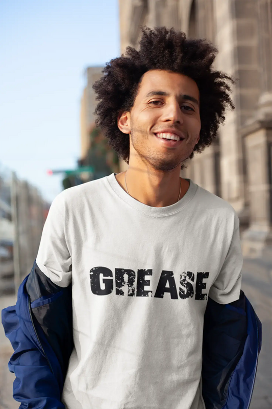grease Men's T shirt White Birthday Gift 00552