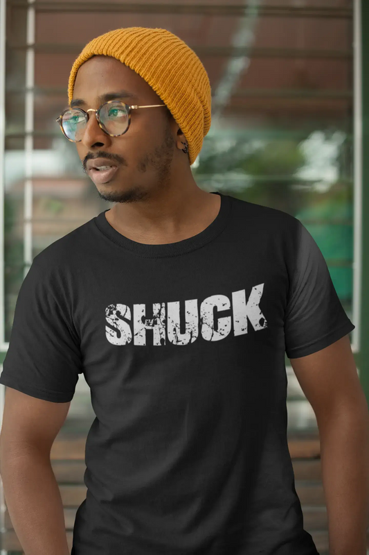 shuck Men's Retro T shirt Black Birthday Gift 00553