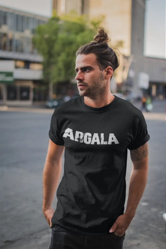 argala Men's Vintage T shirt Black Birthday Gift 00554