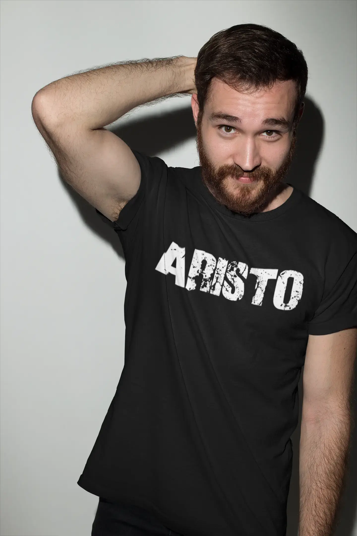 aristo Men's Vintage T shirt Black Birthday Gift 00554