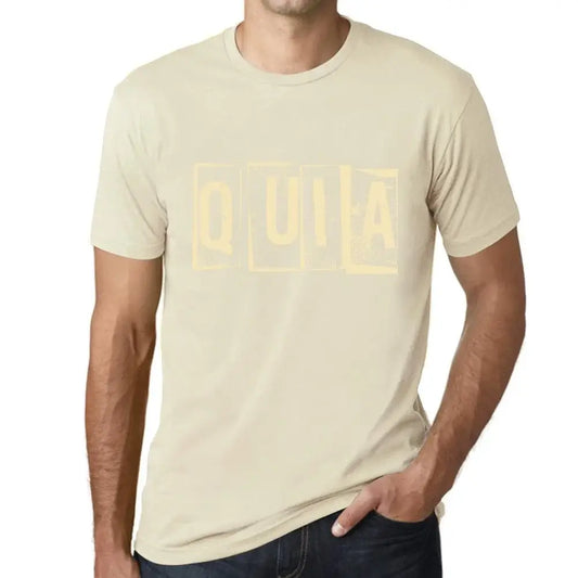 Men's Graphic T-Shirt Quia Eco-Friendly Limited Edition Short Sleeve Tee-Shirt Vintage Birthday Gift Novelty