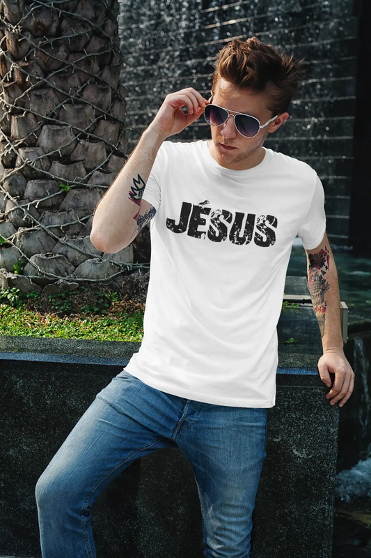 Homme T Shirt Graphique Imprimé Vintage Tee Jésus