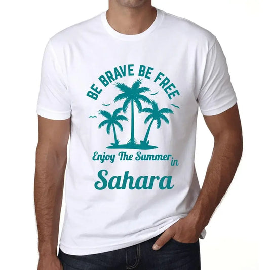 Men's Graphic T-Shirt Be Brave Be Free Enjoy The Summer In Sahara Eco-Friendly Limited Edition Short Sleeve Tee-Shirt Vintage Birthday Gift Novelty