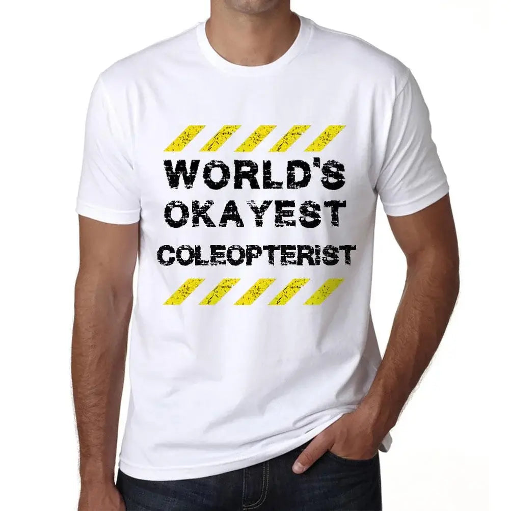 Men's Graphic T-Shirt Worlds Okayest Coleopterist Eco-Friendly Limited Edition Short Sleeve Tee-Shirt Vintage Birthday Gift Novelty