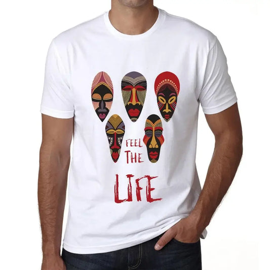 Men's Graphic T-Shirt Native Feel The Life Eco-Friendly Limited Edition Short Sleeve Tee-Shirt Vintage Birthday Gift Novelty