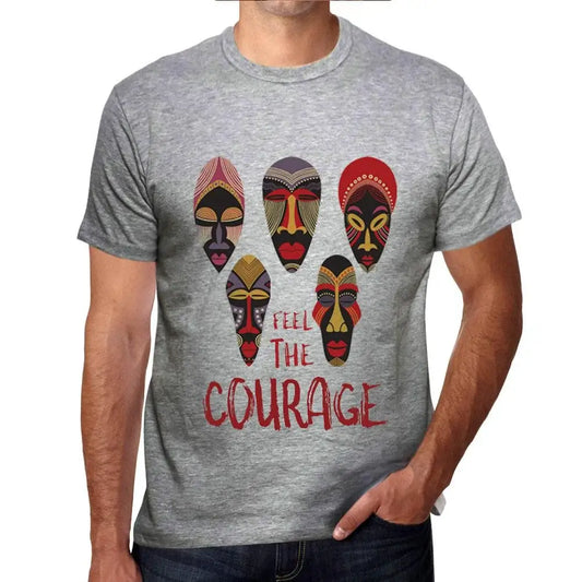 Men's Graphic T-Shirt Native Feel The Courage Eco-Friendly Limited Edition Short Sleeve Tee-Shirt Vintage Birthday Gift Novelty