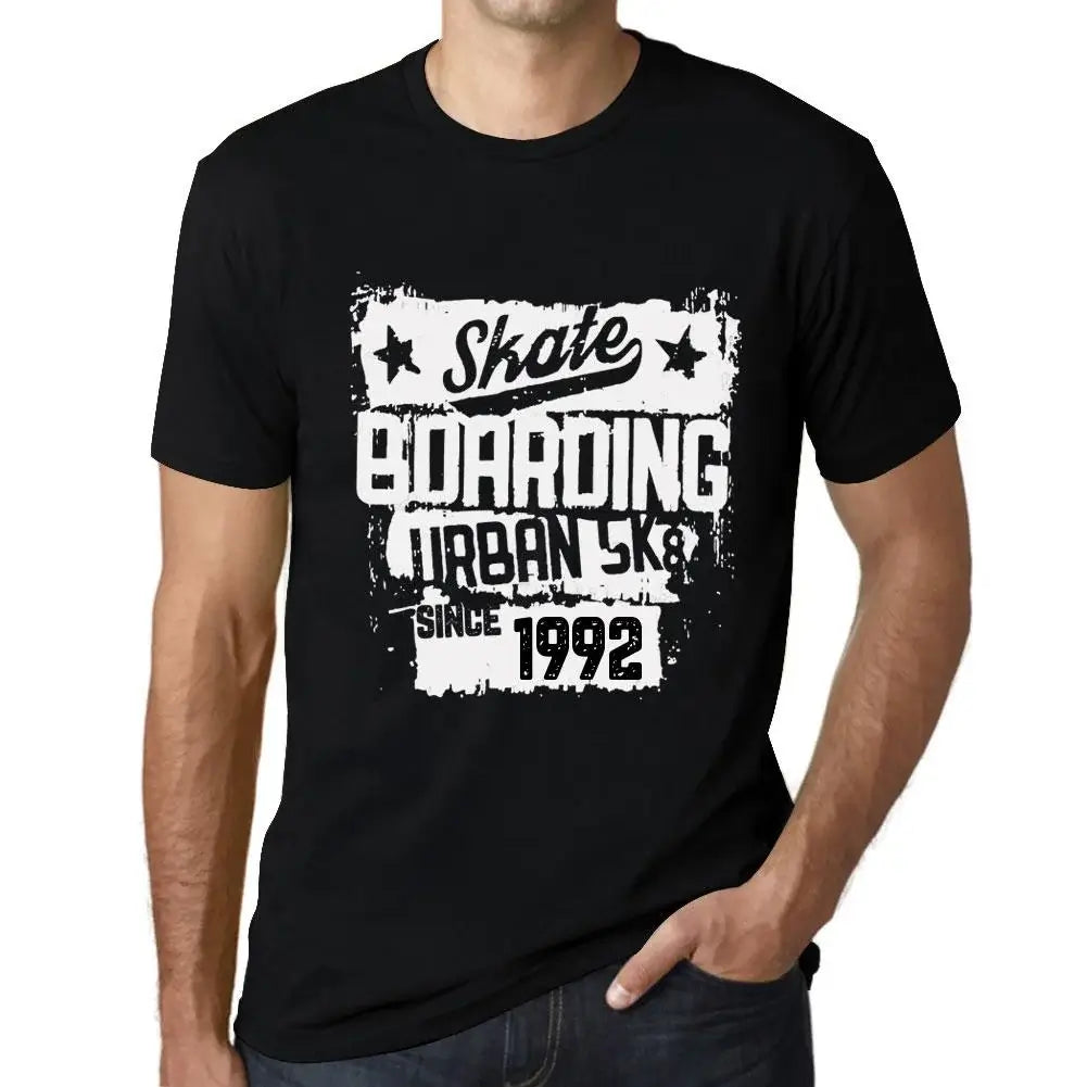 Men's Graphic T-Shirt Urban Skateboard Since 1992 32nd Birthday Anniversary 32 Year Old Gift 1992 Vintage Eco-Friendly Short Sleeve Novelty Tee