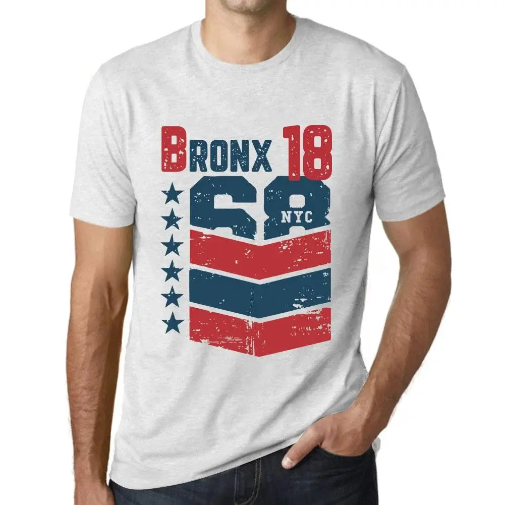 Men's Graphic T-Shirt Bronx 18 18th Birthday Anniversary 18 Year Old Gift 2006 Vintage Eco-Friendly Short Sleeve Novelty Tee