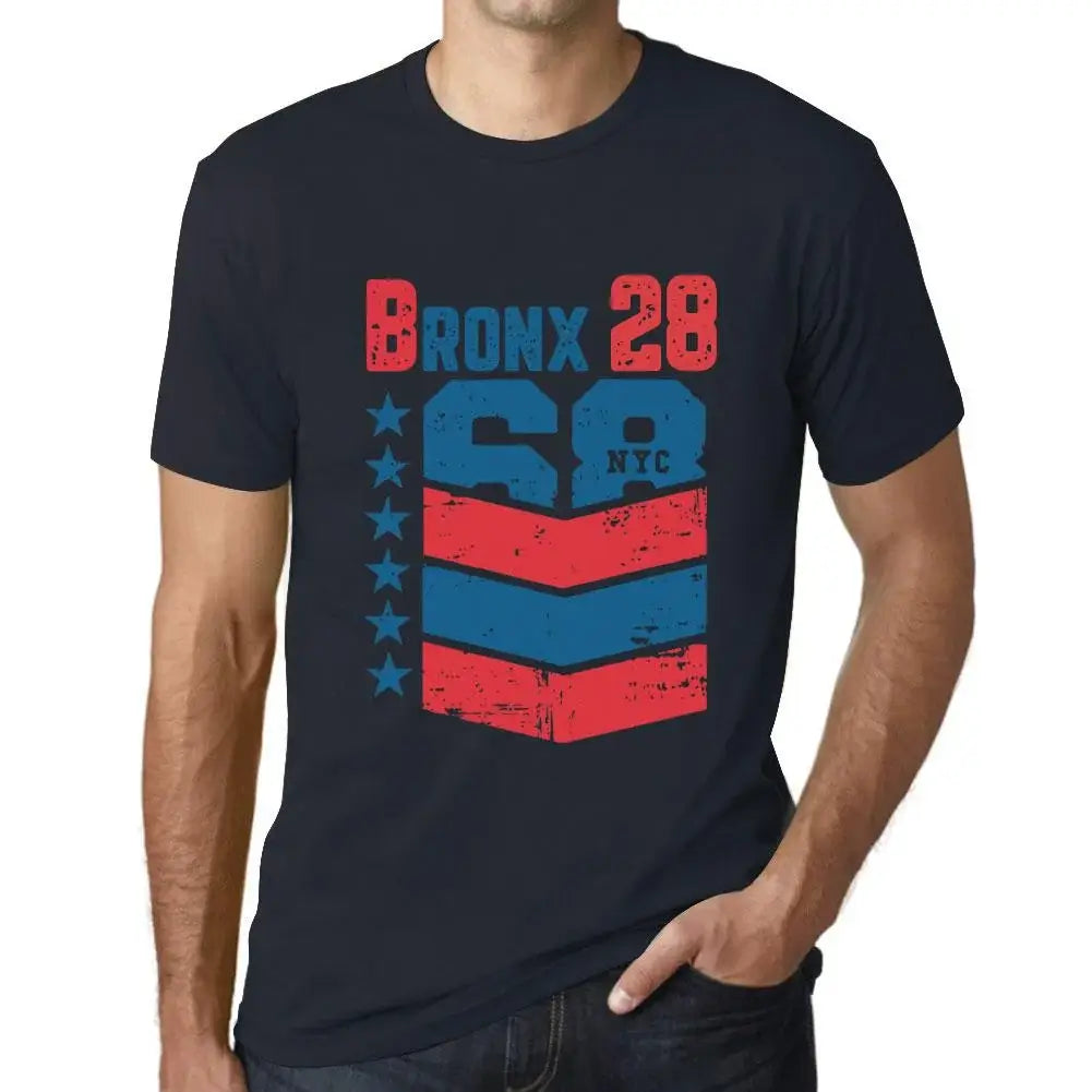 Men's Graphic T-Shirt Bronx 28 28th Birthday Anniversary 28 Year Old Gift 1996 Vintage Eco-Friendly Short Sleeve Novelty Tee