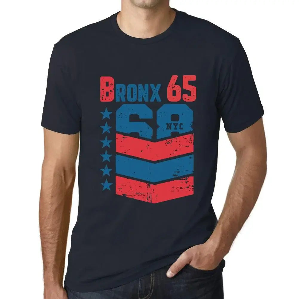 Men's Graphic T-Shirt Bronx 65 65th Birthday Anniversary 65 Year Old Gift 1959 Vintage Eco-Friendly Short Sleeve Novelty Tee