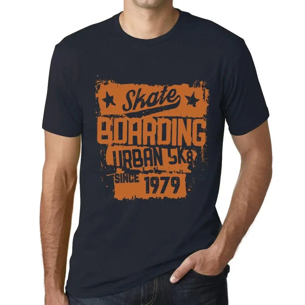 Men's Graphic T-Shirt Urban Skateboard Since 1979 45th Birthday Anniversary 45 Year Old Gift 1979 Vintage Eco-Friendly Short Sleeve Novelty Tee