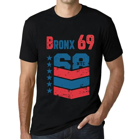 Men's Graphic T-Shirt Bronx 69 69th Birthday Anniversary 69 Year Old Gift 1955 Vintage Eco-Friendly Short Sleeve Novelty Tee