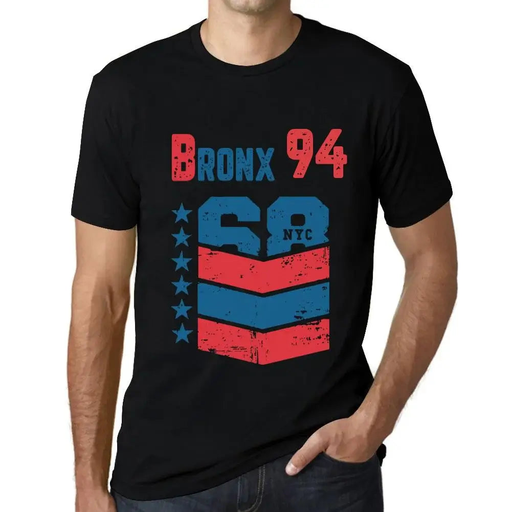 Men's Graphic T-Shirt Bronx 94 94th Birthday Anniversary 94 Year Old Gift 1930 Vintage Eco-Friendly Short Sleeve Novelty Tee