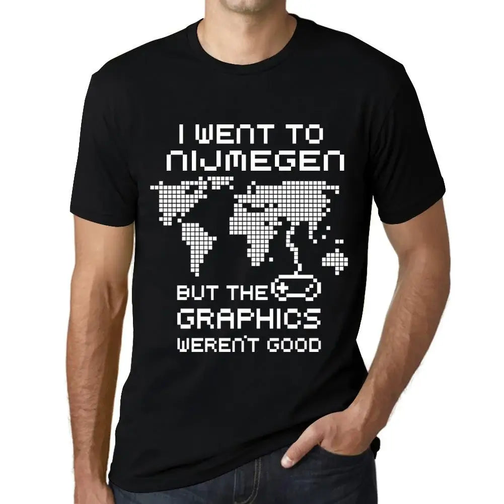 Men's Graphic T-Shirt I Went To Nijmegen But The Graphics Weren’t Good Eco-Friendly Limited Edition Short Sleeve Tee-Shirt Vintage Birthday Gift Novelty