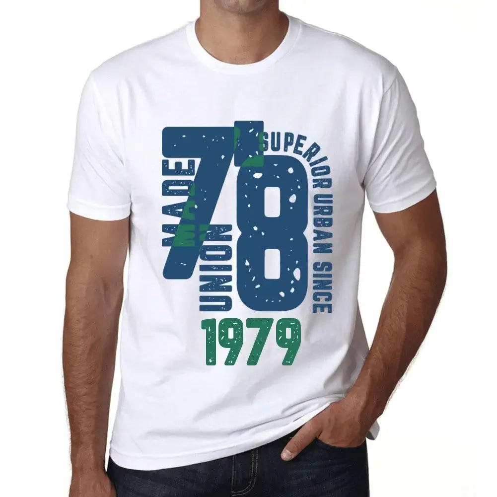 Men's Graphic T-Shirt Superior Urban Style Since 1979 45th Birthday Anniversary 45 Year Old Gift 1979 Vintage Eco-Friendly Short Sleeve Novelty Tee