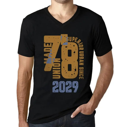 Men's Graphic T-Shirt V Neck Superior Urban Style Since 2029