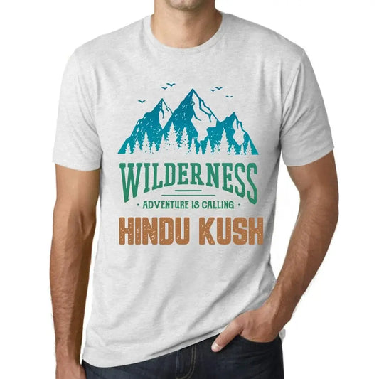 Men's Graphic T-Shirt Wilderness, Adventure Is Calling Hindu Kush Eco-Friendly Limited Edition Short Sleeve Tee-Shirt Vintage Birthday Gift Novelty