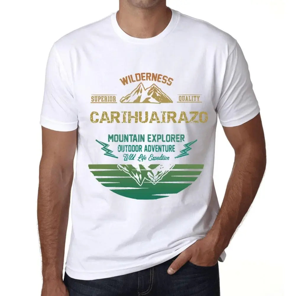 Men's Graphic T-Shirt Outdoor Adventure, Wilderness, Mountain Explorer Carihuairazo Eco-Friendly Limited Edition Short Sleeve Tee-Shirt Vintage Birthday Gift Novelty