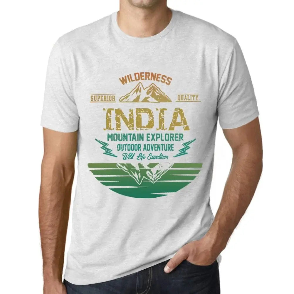 Men's Graphic T-Shirt Outdoor Adventure, Wilderness, Mountain Explorer India Eco-Friendly Limited Edition Short Sleeve Tee-Shirt Vintage Birthday Gift Novelty