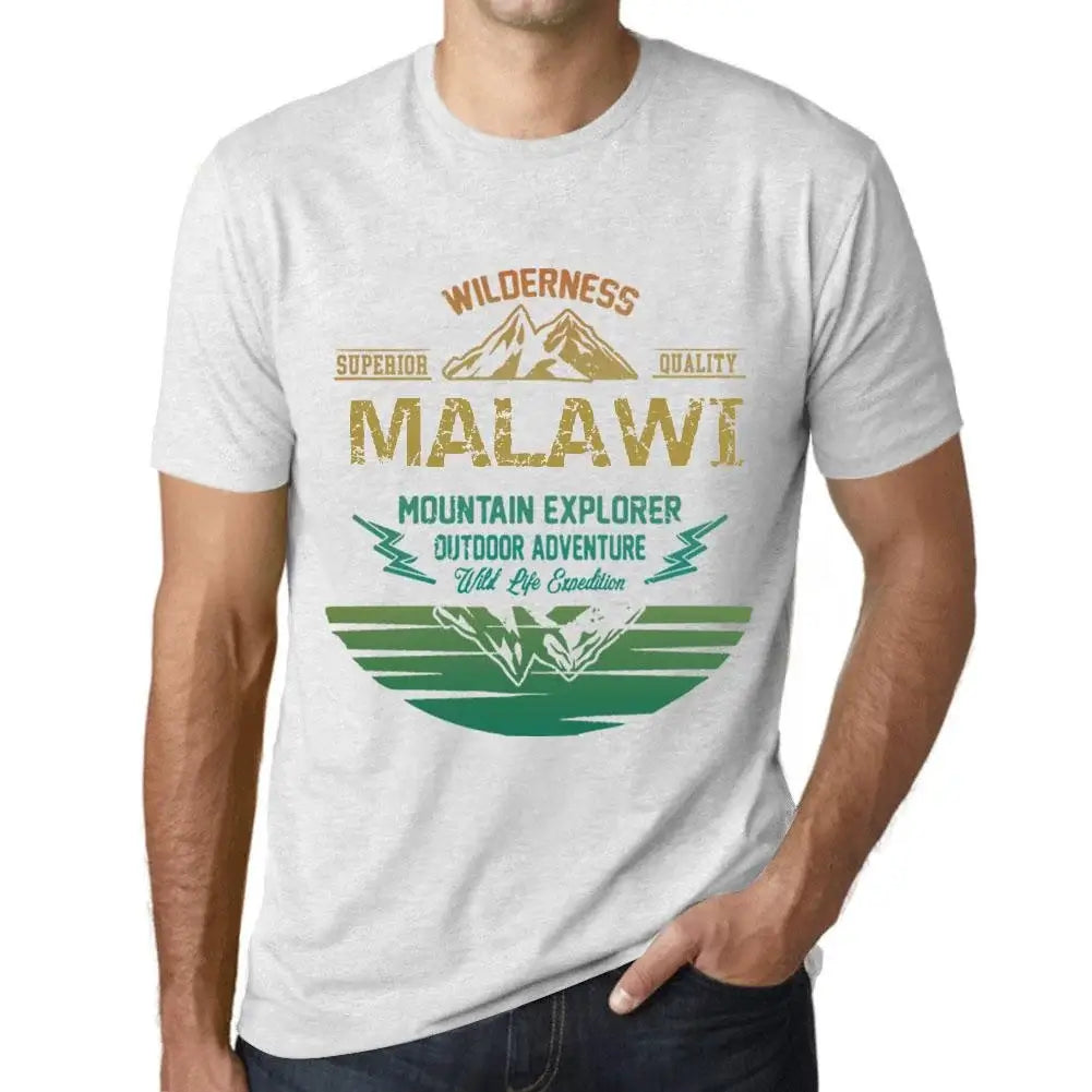 Men's Graphic T-Shirt Outdoor Adventure, Wilderness, Mountain Explorer Malawi Eco-Friendly Limited Edition Short Sleeve Tee-Shirt Vintage Birthday Gift Novelty