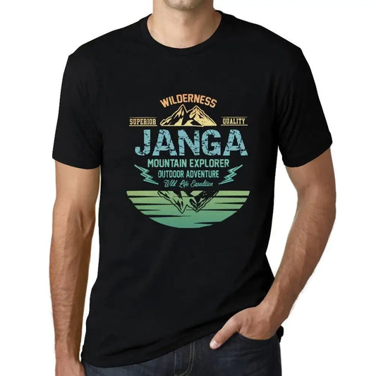 Men's Graphic T-Shirt Outdoor Adventure, Wilderness, Mountain Explorer Janga Eco-Friendly Limited Edition Short Sleeve Tee-Shirt Vintage Birthday Gift Novelty