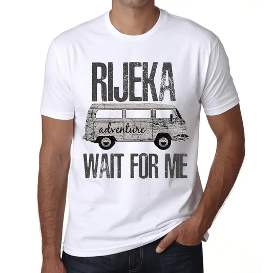 Men's Graphic T-Shirt Adventure Wait For Me In Rijeka Eco-Friendly Limited Edition Short Sleeve Tee-Shirt Vintage Birthday Gift Novelty