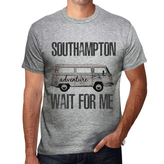Men's Graphic T-Shirt Adventure Wait For Me In Southampton Eco-Friendly Limited Edition Short Sleeve Tee-Shirt Vintage Birthday Gift Novelty