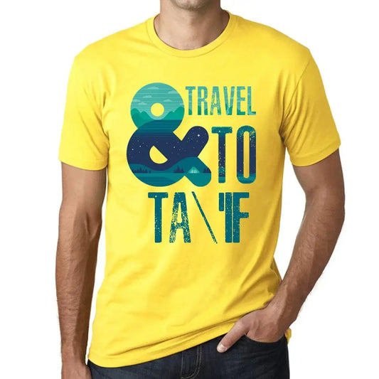 Men's Graphic T-Shirt And Travel To Ta'if Eco-Friendly Limited Edition Short Sleeve Tee-Shirt Vintage Birthday Gift Novelty
