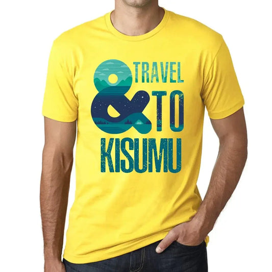 Men's Graphic T-Shirt And Travel To Kisumu Eco-Friendly Limited Edition Short Sleeve Tee-Shirt Vintage Birthday Gift Novelty