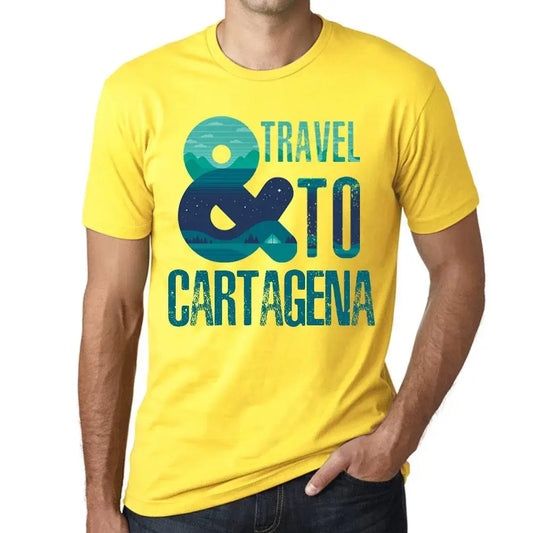Men's Graphic T-Shirt And Travel To Cartagena Eco-Friendly Limited Edition Short Sleeve Tee-Shirt Vintage Birthday Gift Novelty