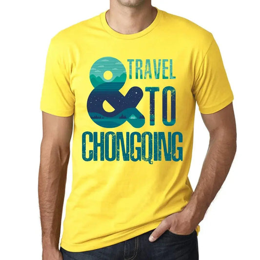 Men's Graphic T-Shirt And Travel To Chongqing Eco-Friendly Limited Edition Short Sleeve Tee-Shirt Vintage Birthday Gift Novelty