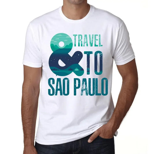 Men's Graphic T-Shirt And Travel To São Paulo Eco-Friendly Limited Edition Short Sleeve Tee-Shirt Vintage Birthday Gift Novelty