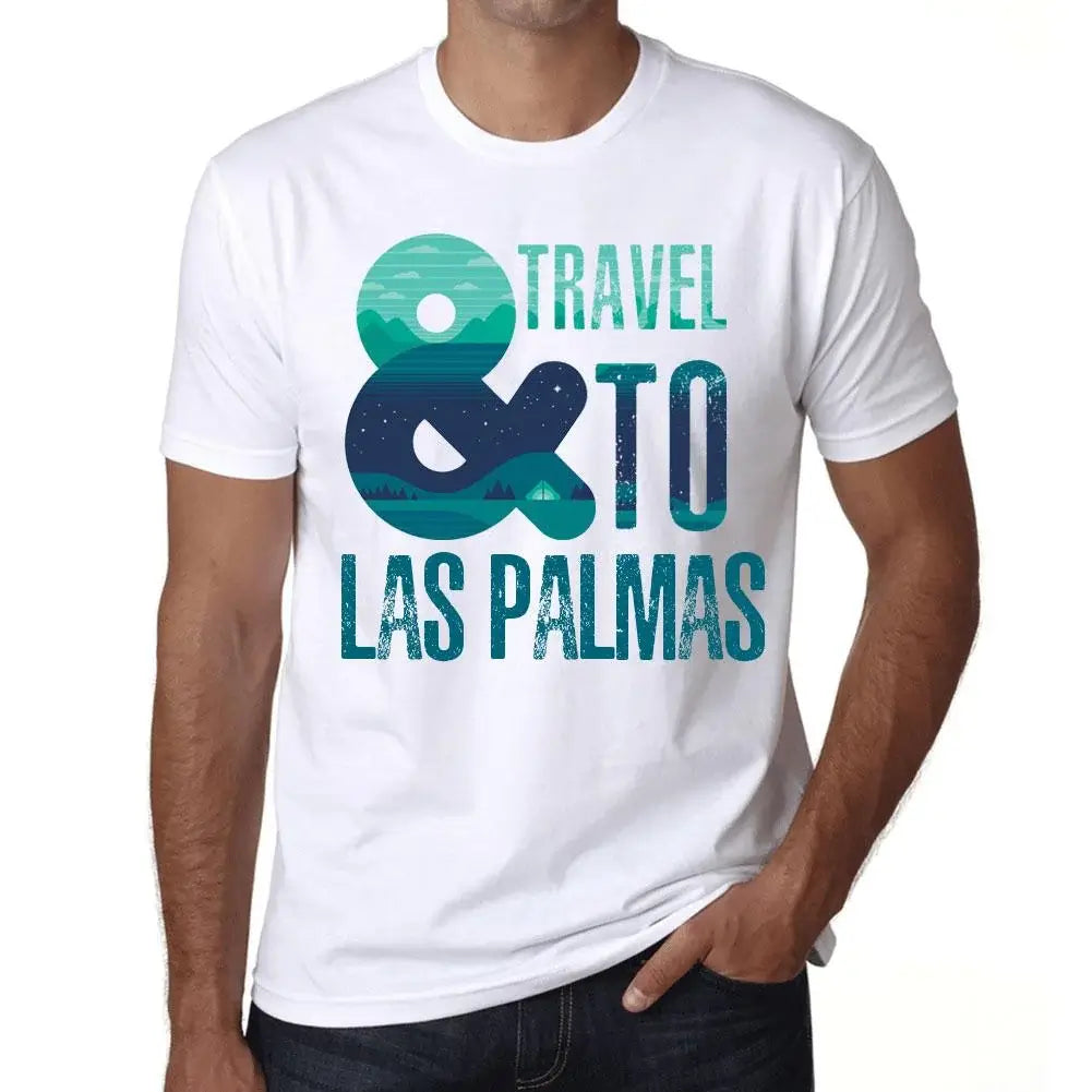 Men's Graphic T-Shirt And Travel To Las Palmas Eco-Friendly Limited Edition Short Sleeve Tee-Shirt Vintage Birthday Gift Novelty