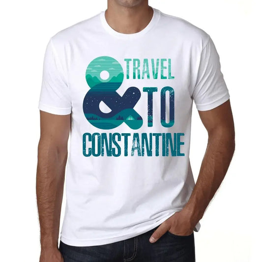 Men's Graphic T-Shirt And Travel To Constantine Eco-Friendly Limited Edition Short Sleeve Tee-Shirt Vintage Birthday Gift Novelty