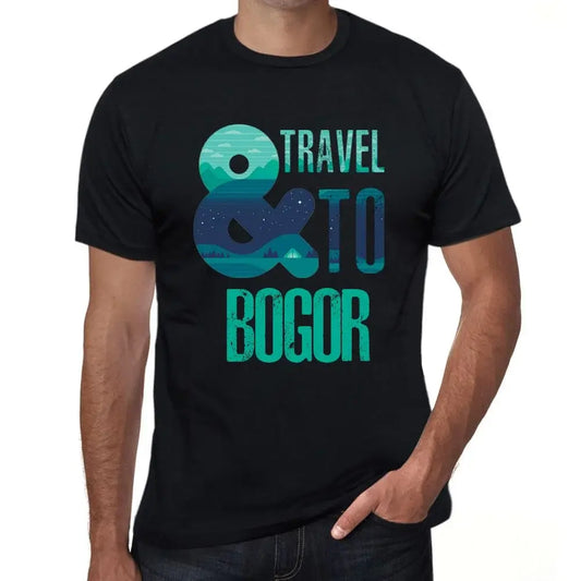 Men's Graphic T-Shirt And Travel To Bogor Eco-Friendly Limited Edition Short Sleeve Tee-Shirt Vintage Birthday Gift Novelty