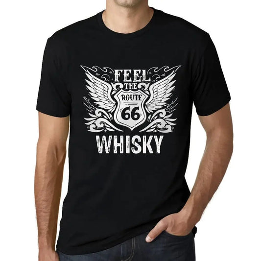 Men's Graphic T-Shirt Feel The Whisky Eco-Friendly Limited Edition Short Sleeve Tee-Shirt Vintage Birthday Gift Novelty