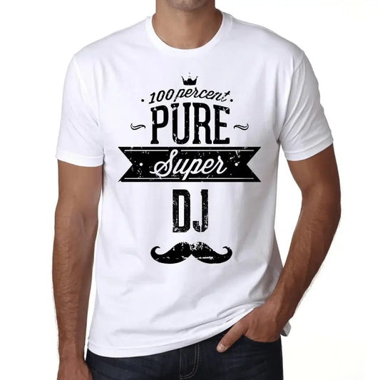 Men's Graphic T-Shirt 100% Pure Super Dj Eco-Friendly Limited Edition Short Sleeve Tee-Shirt Vintage Birthday Gift Novelty