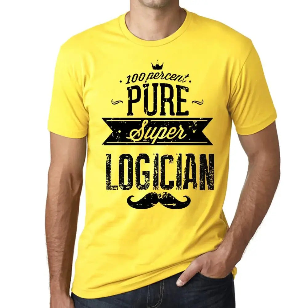 Men's Graphic T-Shirt 100% Pure Super Logician Eco-Friendly Limited Edition Short Sleeve Tee-Shirt Vintage Birthday Gift Novelty