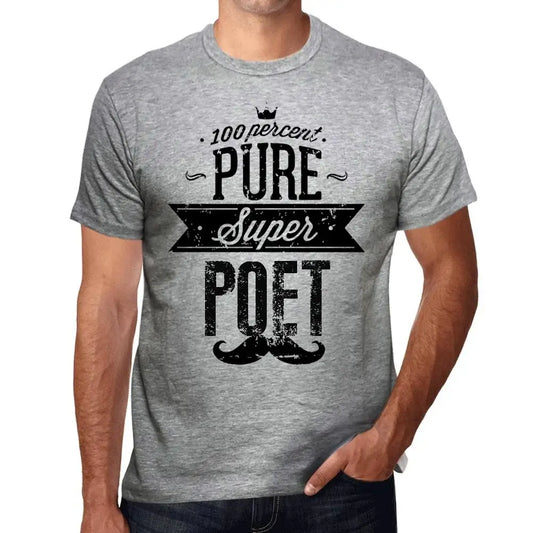 Men's Graphic T-Shirt 100% Pure Super Poet Eco-Friendly Limited Edition Short Sleeve Tee-Shirt Vintage Birthday Gift Novelty