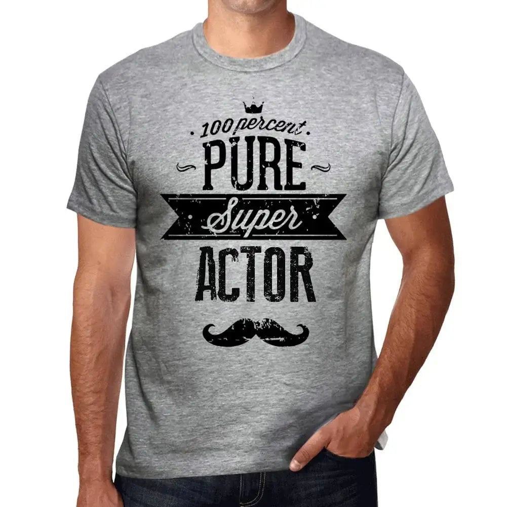 Men's Graphic T-Shirt 100% Pure Super Actor Eco-Friendly Limited Edition Short Sleeve Tee-Shirt Vintage Birthday Gift Novelty