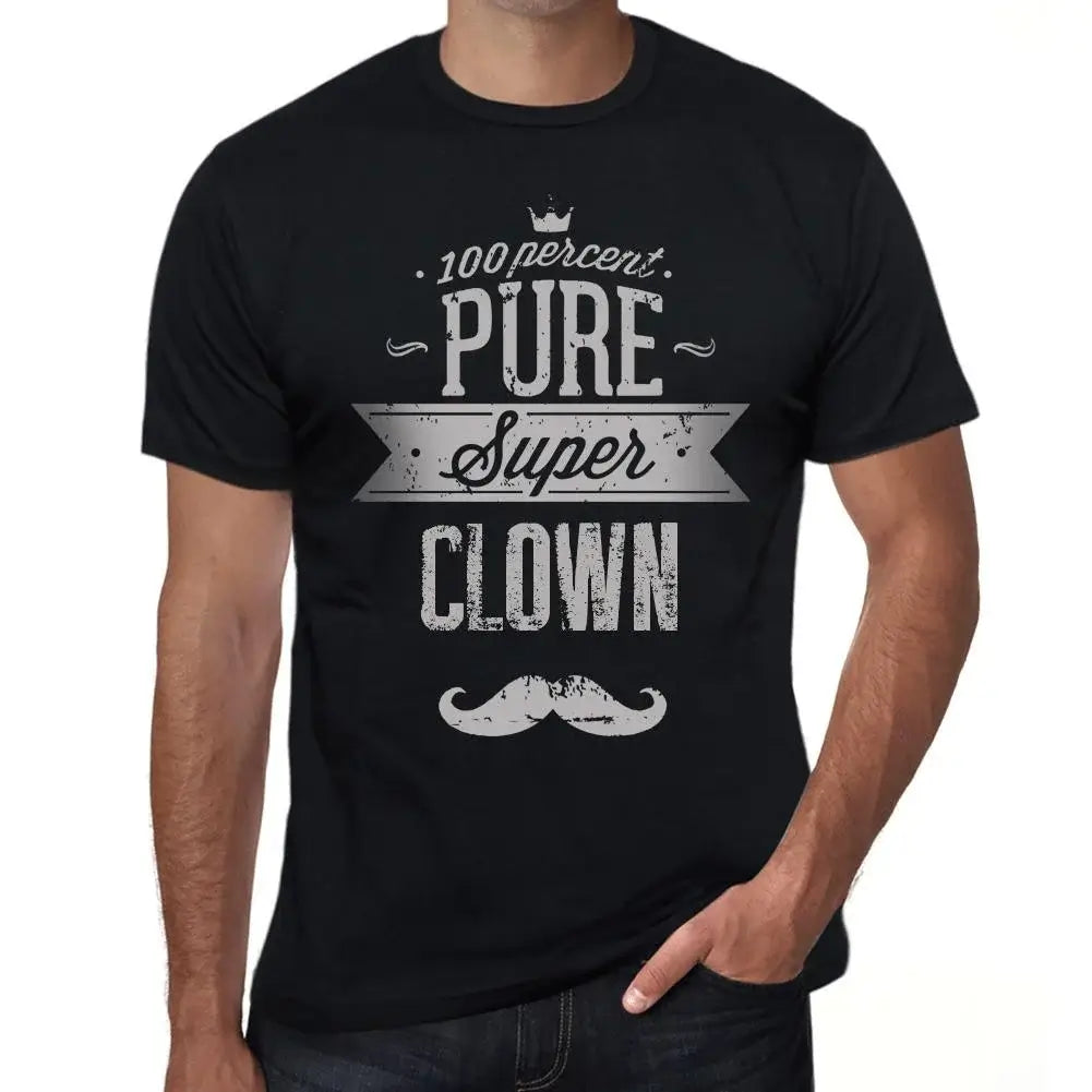 Men's Graphic T-Shirt 100% Pure Super Clown Eco-Friendly Limited Edition Short Sleeve Tee-Shirt Vintage Birthday Gift Novelty