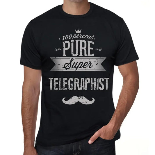 Men's Graphic T-Shirt 100% Pure Super Telegraphist Eco-Friendly Limited Edition Short Sleeve Tee-Shirt Vintage Birthday Gift Novelty
