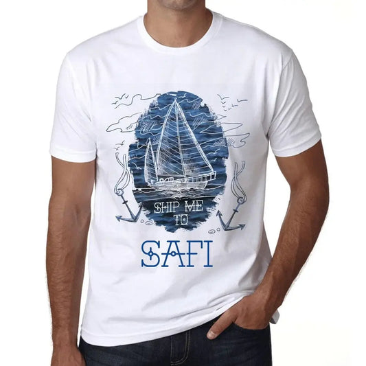 Men's Graphic T-Shirt Ship Me To Safi Eco-Friendly Limited Edition Short Sleeve Tee-Shirt Vintage Birthday Gift Novelty