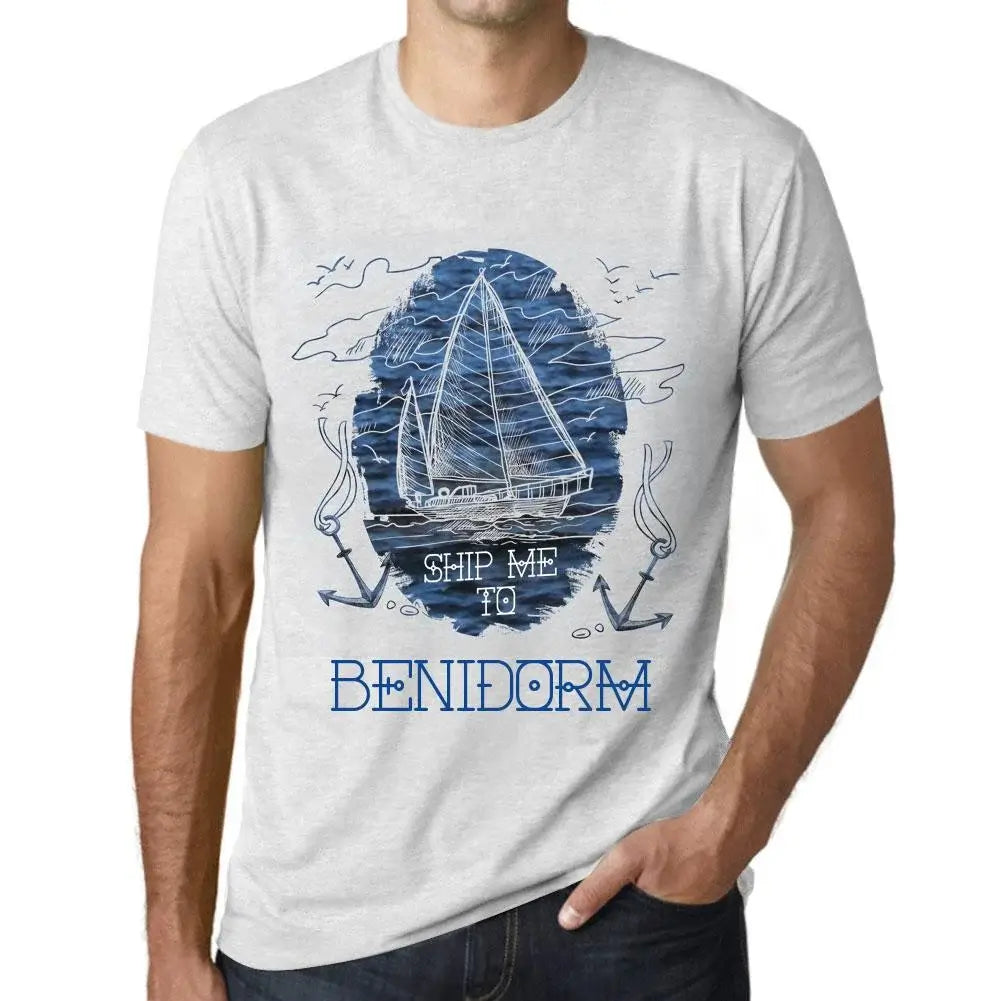 Men's Graphic T-Shirt Ship Me To Benidorm Eco-Friendly Limited Edition Short Sleeve Tee-Shirt Vintage Birthday Gift Novelty