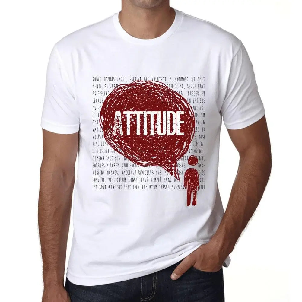 Men's Graphic T-Shirt Thoughts Attitude Eco-Friendly Limited Edition Short Sleeve Tee-Shirt Vintage Birthday Gift Novelty