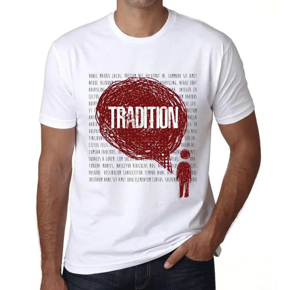 Men's Graphic T-Shirt Thoughts Tradition Eco-Friendly Limited Edition Short Sleeve Tee-Shirt Vintage Birthday Gift Novelty