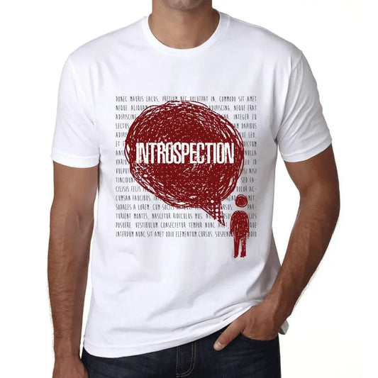 Men's Graphic T-Shirt Thoughts Introspection Eco-Friendly Limited Edition Short Sleeve Tee-Shirt Vintage Birthday Gift Novelty