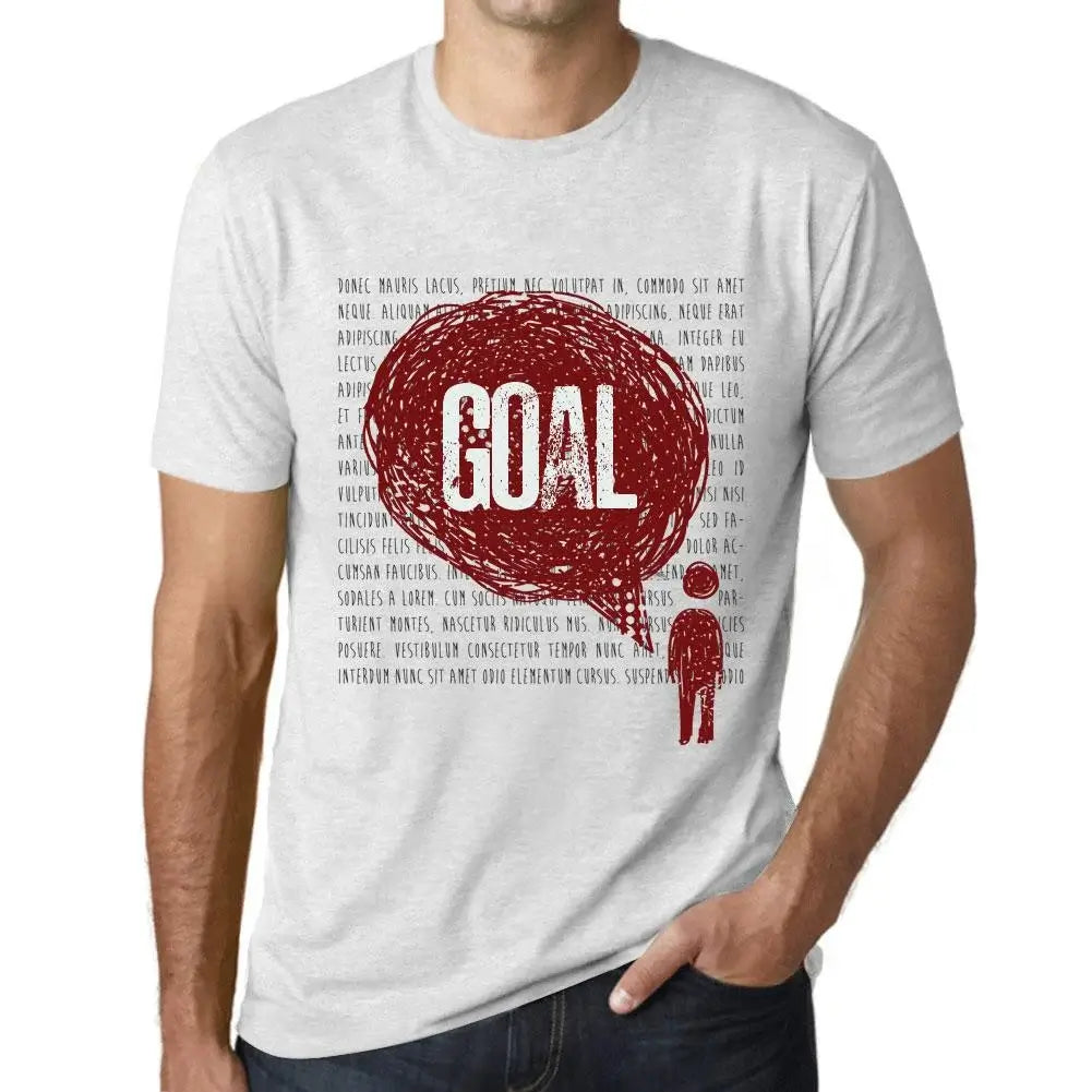 Men's Graphic T-Shirt Thoughts Goal Eco-Friendly Limited Edition Short Sleeve Tee-Shirt Vintage Birthday Gift Novelty