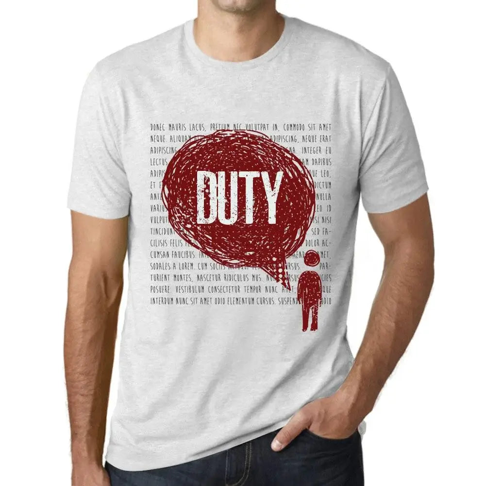 Men's Graphic T-Shirt Thoughts Duty Eco-Friendly Limited Edition Short Sleeve Tee-Shirt Vintage Birthday Gift Novelty